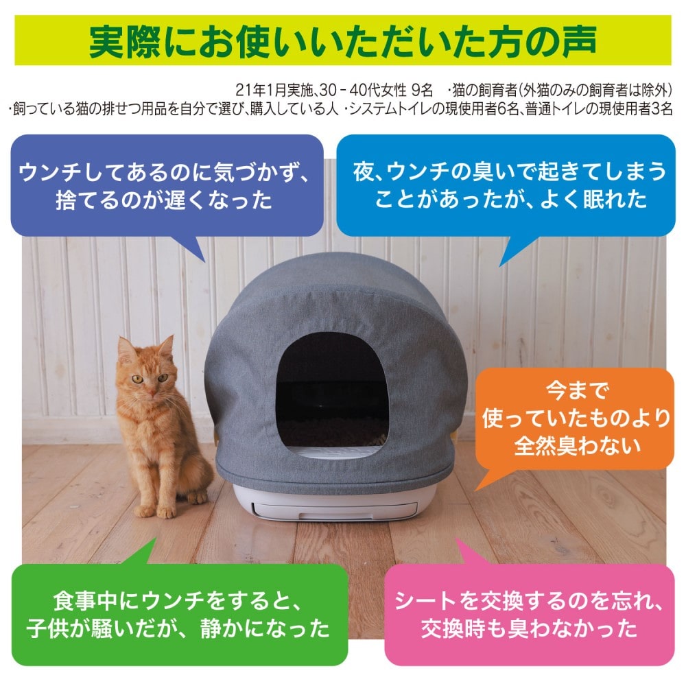 エステーペット　実感消臭本体セット　猫用システムトイレ