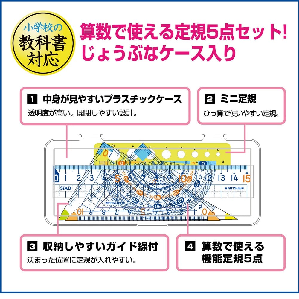 算数定規セットＡＰ０１Ａ