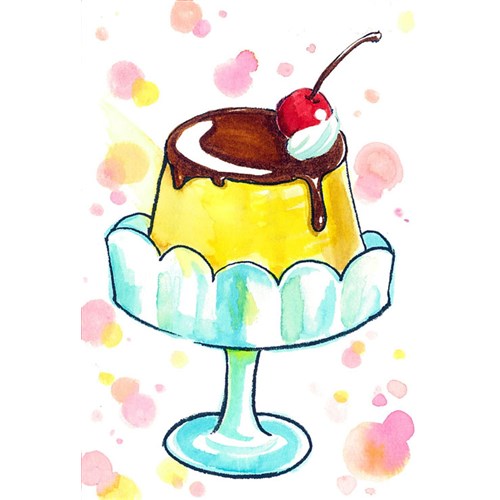 水彩毛筆「彩」黄色　ＣＡ２００－０３