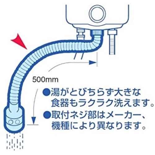 SANEI 断熱カバー付きシャワー PM421D-500