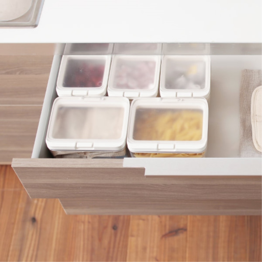 MARNA 保存容器 ワイド トール ホワイト K761W(ホワイト): 生活用品・キッチン用品|ホームセンターコーナンの通販サイト