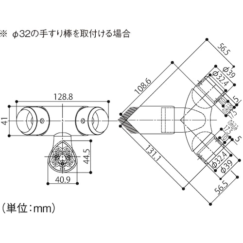 マツ六　入隅自在ブラケット　ＥＬ－９４２ブラウン