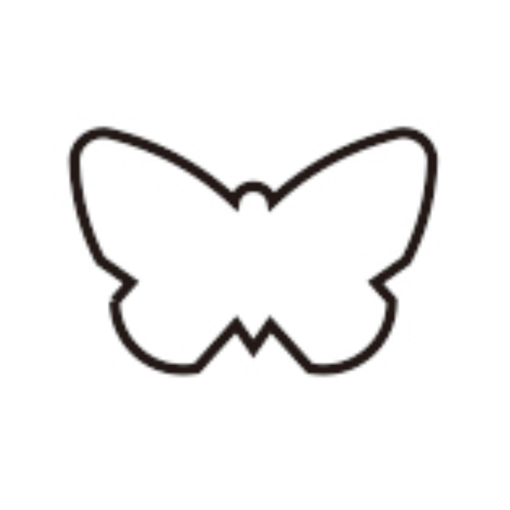 １８－８　極小抜き型　蝶 蝶