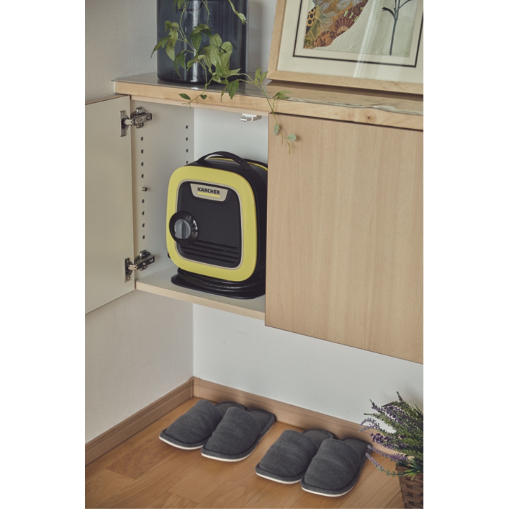 ケルヒャー（Karcher）　家庭用高圧洗浄機 K MINI +水道ホース３ｍ・フォームノズル付