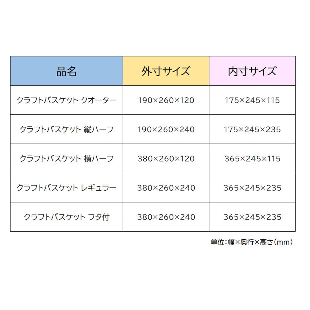 LIFELEX クラフトバスケット　クオーター　アイボリー クオーター　アイボリー