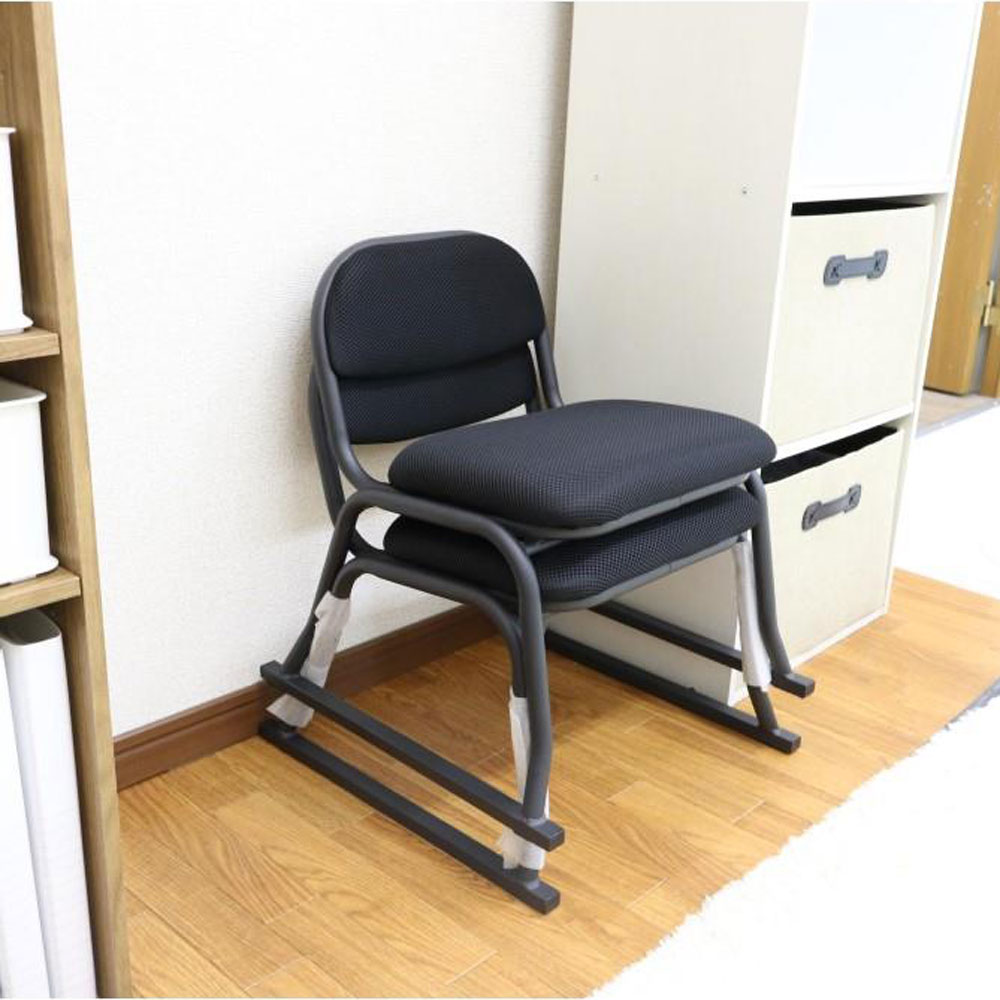 LIFELEX　ミニ楽々チェア　肘無　ＢＫ４０４０－ＳＨ３０