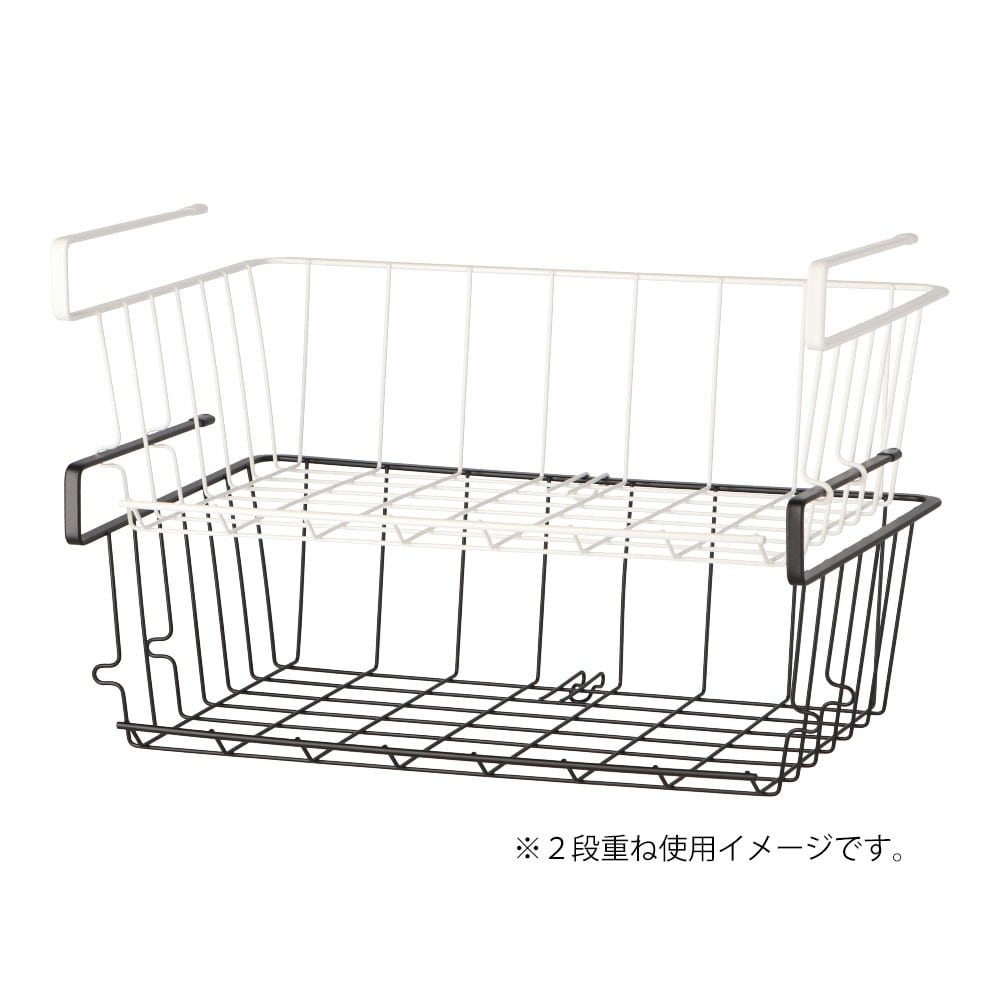 LIFELEX ワイヤー吊り棚ラック WH WH