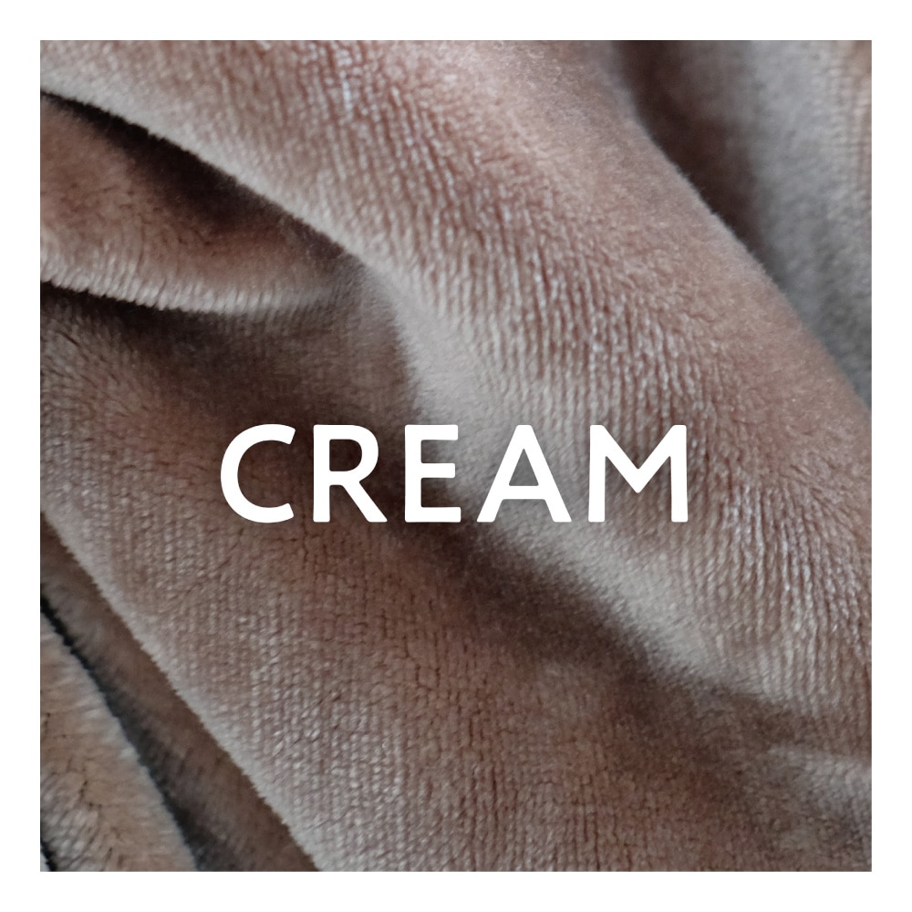 LIFELEX Wウォーム2枚合わせ中わた毛布 CREAM S MO ＭＯ