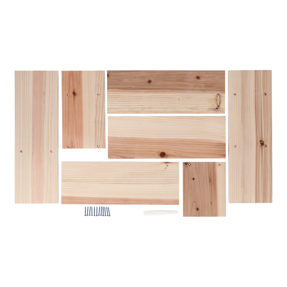 LIFELEX  スライド木製棚キット 完成サイズ 約400Ｘ130Ｘ400mm 無塗装 SMTK01-7671 スライド木製棚キット