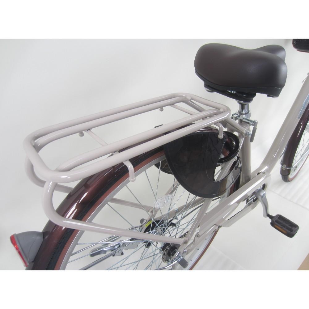 ２６インチ 軽快車 アルミフレーム オートライト ローラーブレーキ仕様 マルーン マルーン