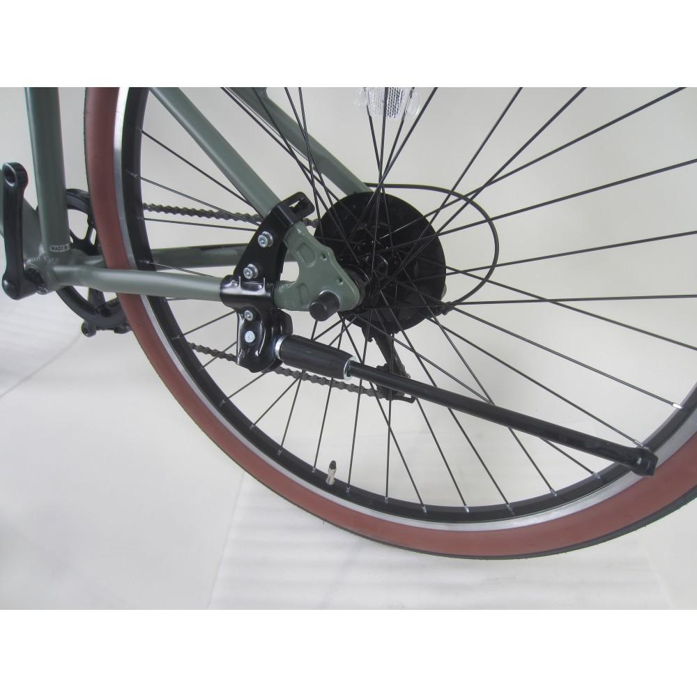 ２７．５インチ クロスバイク アルミフレーム 外装６段 チャコールグレー チャコールグレー