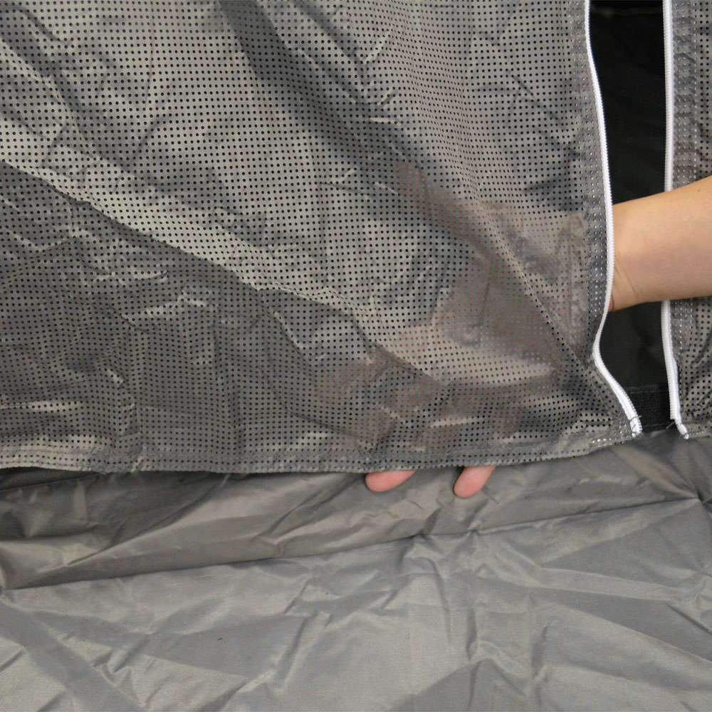SOUTHERNPORT ポップアップテント サンシェードフルクローズ 200×220cm BKコーティング シースルー 遮光 日よけ