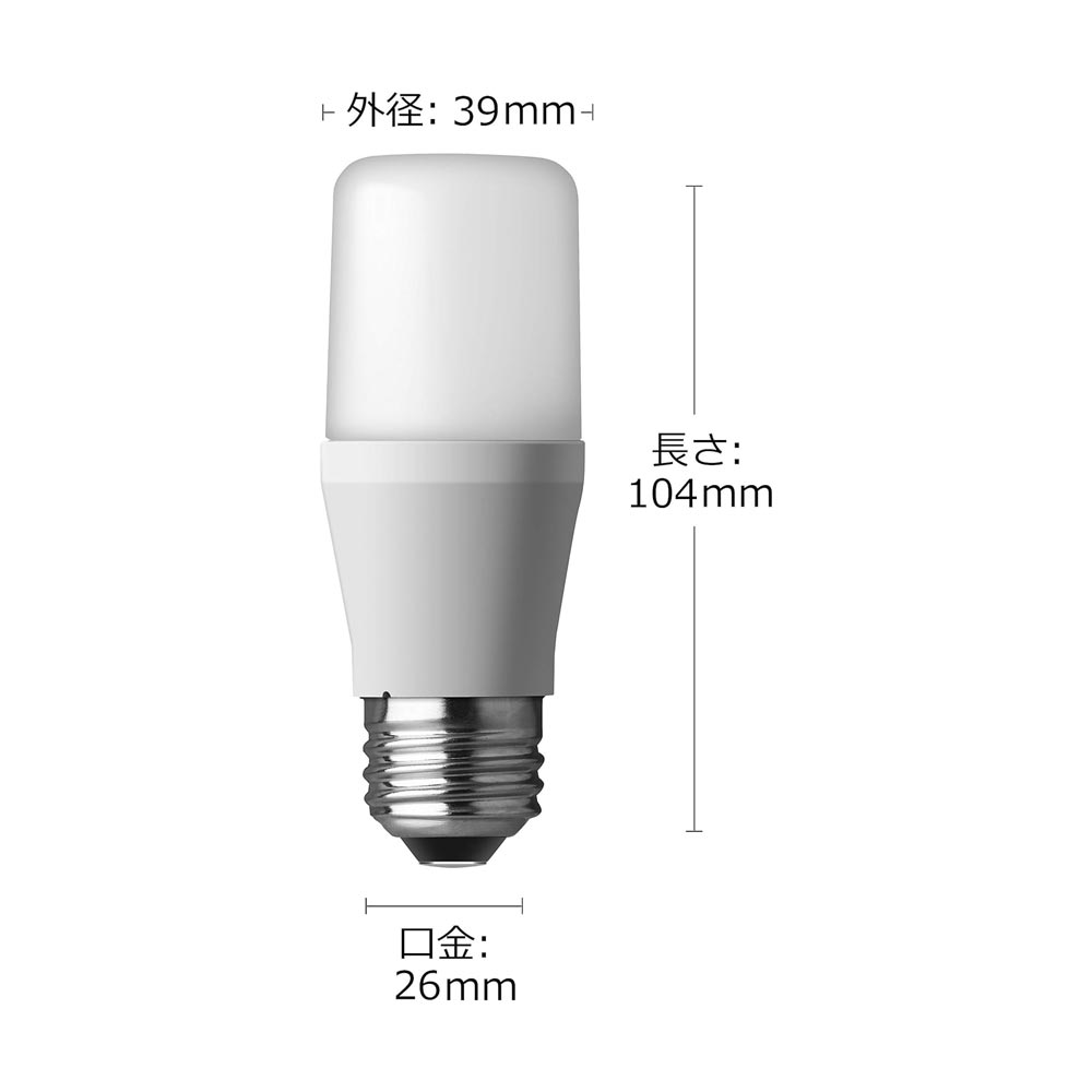ＬＥＤ電球　６０型相当Ｔ型タイプ　ＬＤＴ６ＮＧＳＴ６