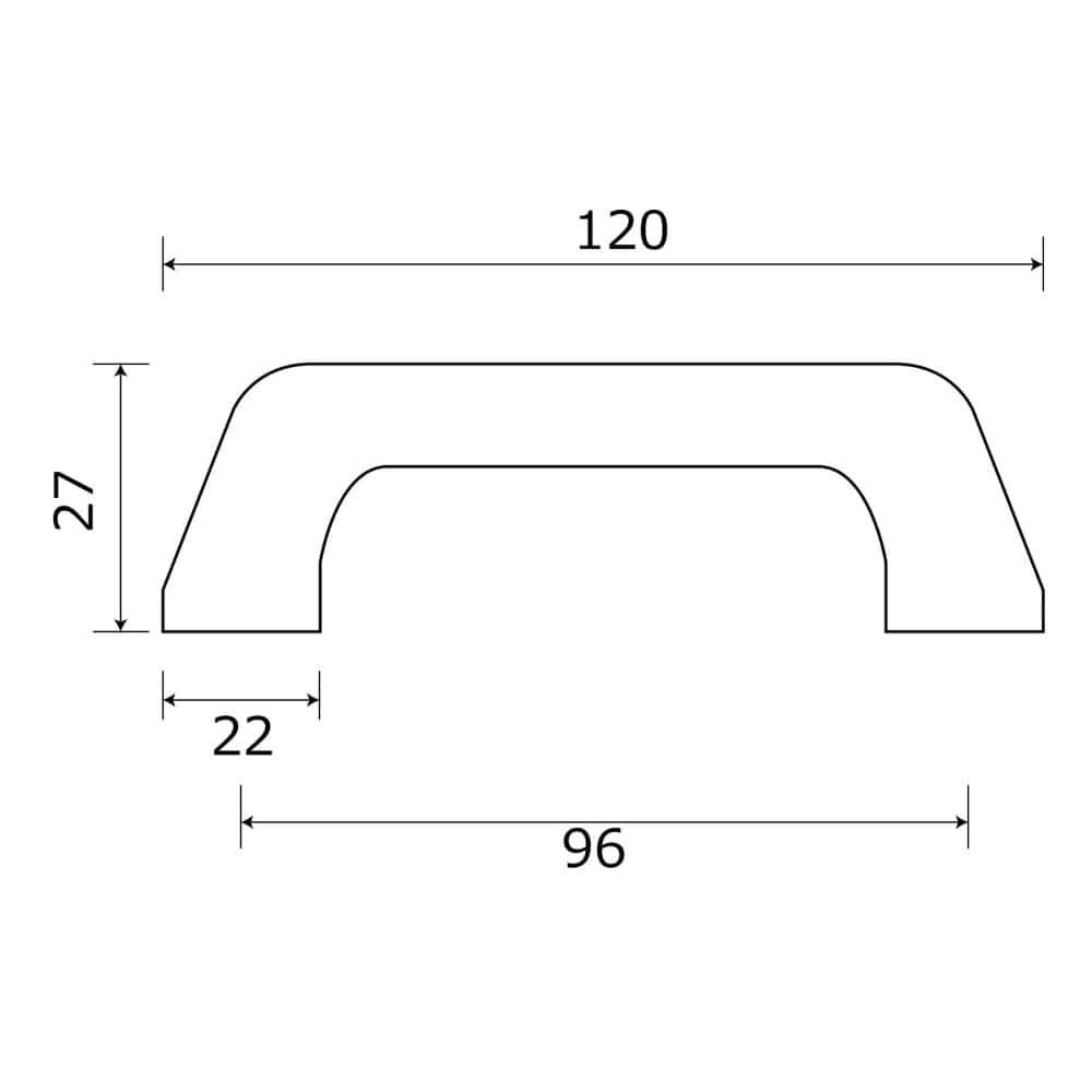 和気産業　木製つまみ　パイン　ＴＷ－３２９　９６ＭＭ