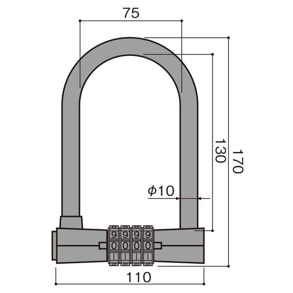 和気産業　Ｕロック　ＩＢ－１５３　４段