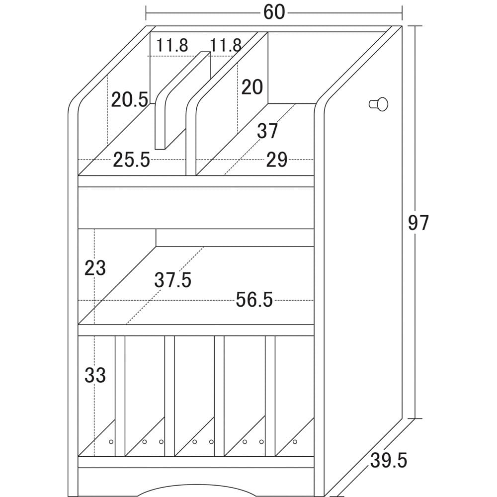 クロシオ　ランドセルラック　Ｔ　９５０２７　ナチュラル ナチュラル