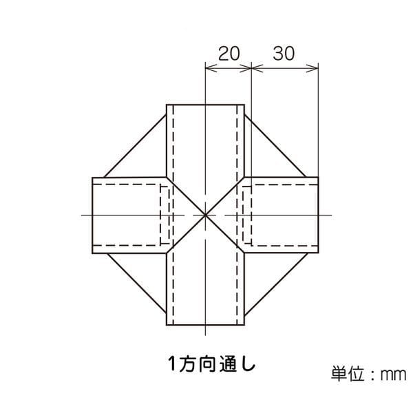 矢崎化工　イレクター　ジョイント　Ｊ－６Ｂ　アイボリー J-6B アイボリー