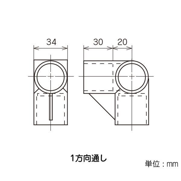 矢崎化工　イレクター　ジョイント　Ｊ－１２Ｃ　アイボリー J-12C アイボリー