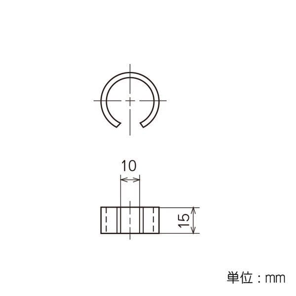 矢崎化工　イレクター　ジョイント　Ｊ－３８Ａ　Ｓ　アイボリー