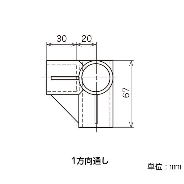 矢崎化工　イレクター　ジョイント　Ｊ－１２Ｄ　アイボリー J-12D アイボリー