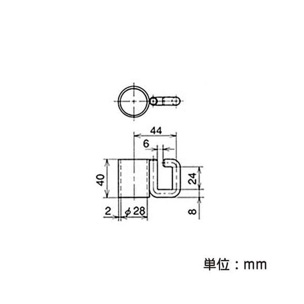 矢崎化工　イレクター　かぎ金具　ＡＥＦ－１０１４Ａ