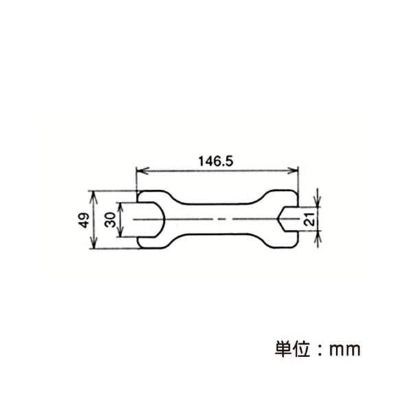 矢崎化工　イレクター　パイプキャスター用スパナ　ＥＫ－２０