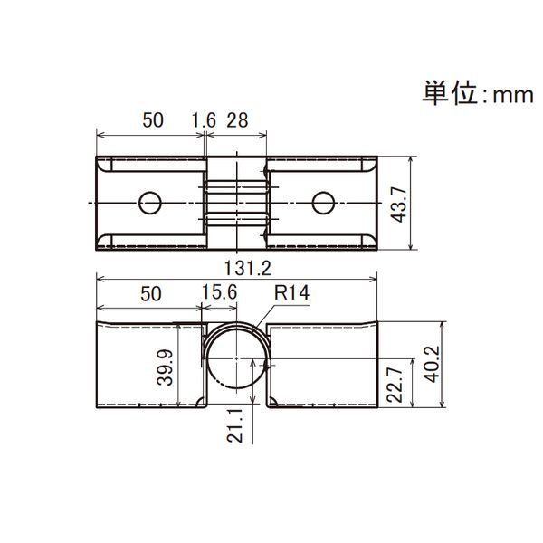 矢崎化工　イレクター　プラコン受け金具　ＥＦ－２０４１Ｅ　ＣＲ　Ｓ