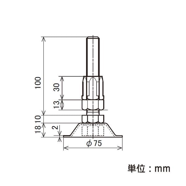 矢崎化工　イレクター　アジャスターボルト　ＥＦ－１２１７セット