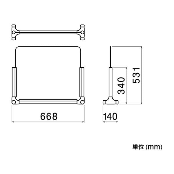 矢崎化工　パーテーション　パーソナルスペース　ＥＰＳ－６０５０　Ｃ 60cm×50cm