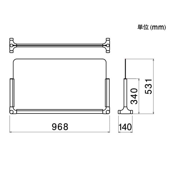 矢崎化工　パーテーション　パーソナルスペース　ＥＰＳ－９０５０　Ｃ 90cm×50cm