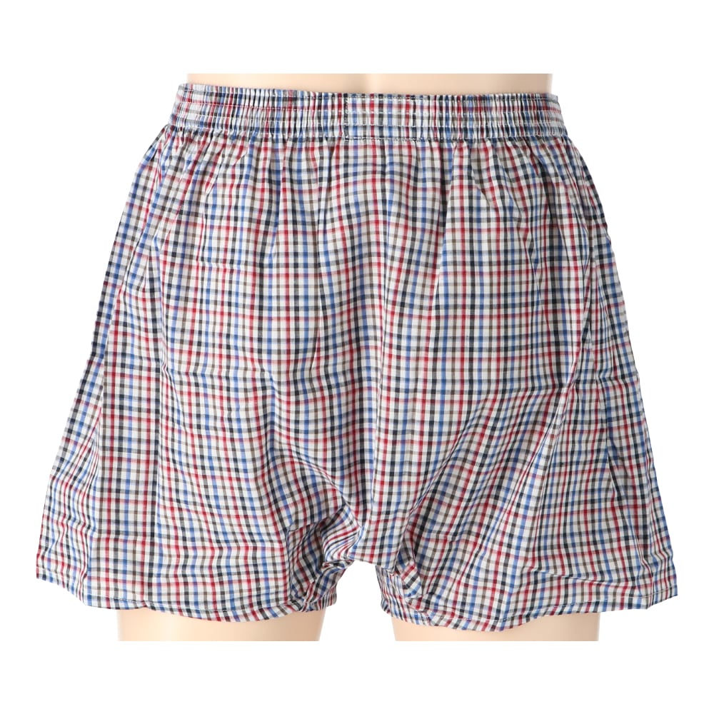 LIFELEX　トランクス　４Ｐ　チェック・ストライプアソート　３Ｌ チェック・ストライプアソート　３Ｌ