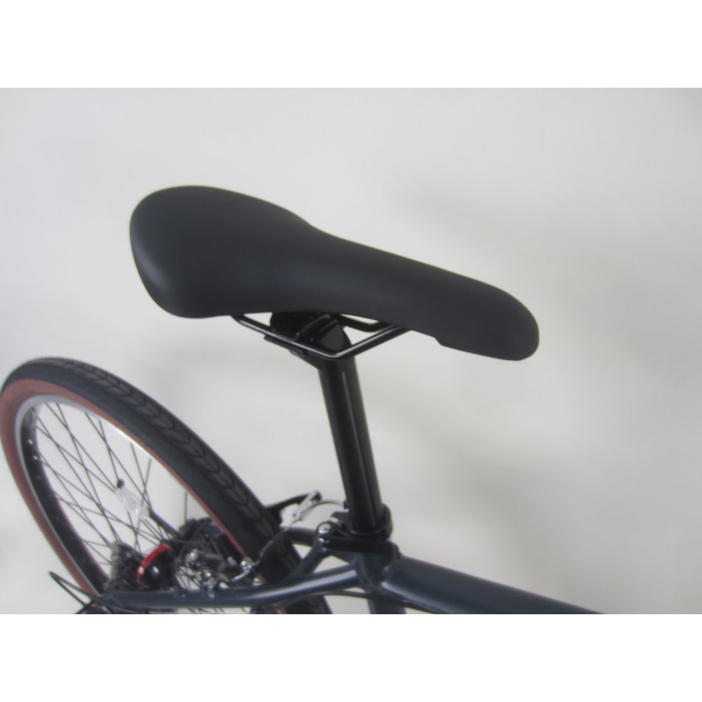 ２７．５インチ クロスバイク アルミフレーム 外装６段 チャコールグレー チャコールグレー