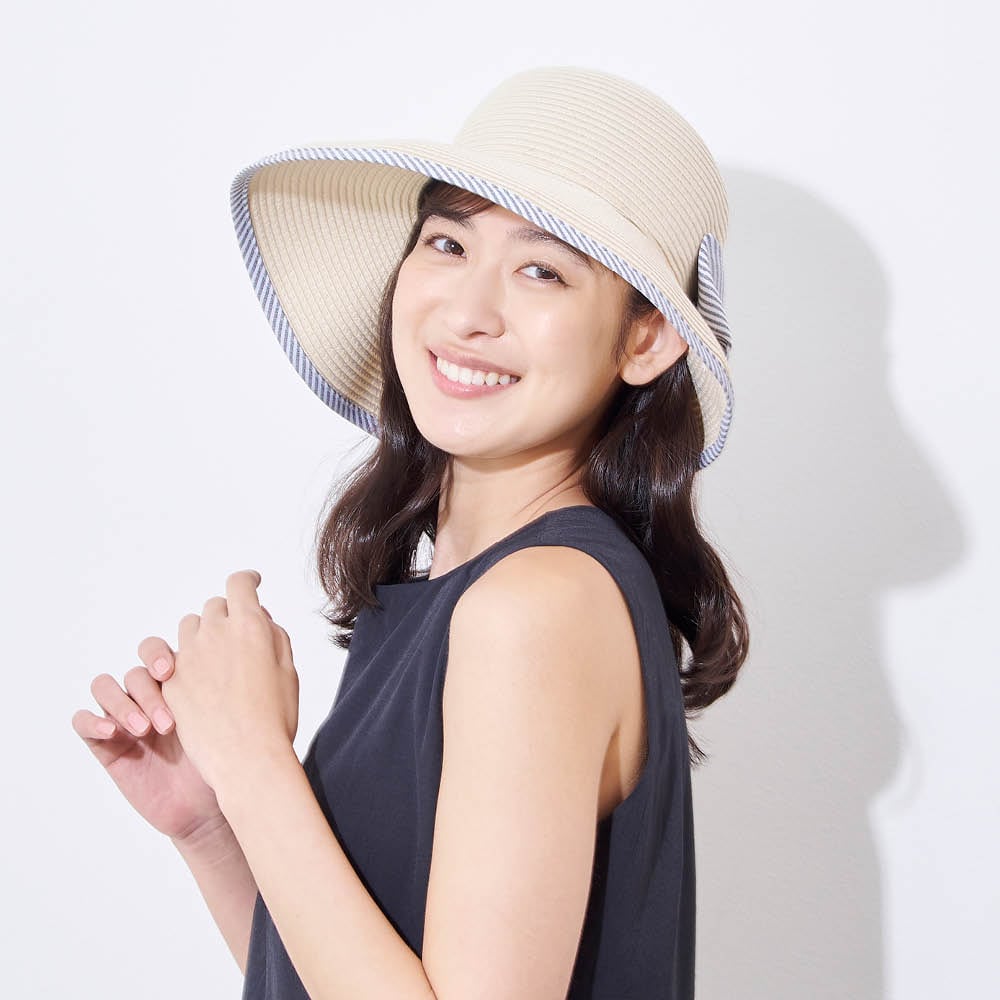 LIFELEX 後ろ割れハットベージュ 手洗いOK KNSY1265