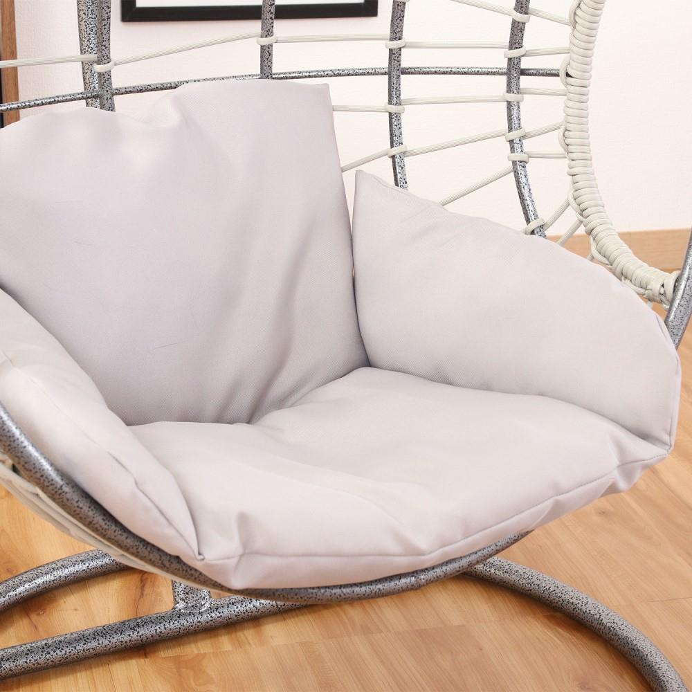 不二貿易　ペット用ハンギングチェア　半円　ＧＹ　幅６０奥行６１．５高さ９２ｃｍ