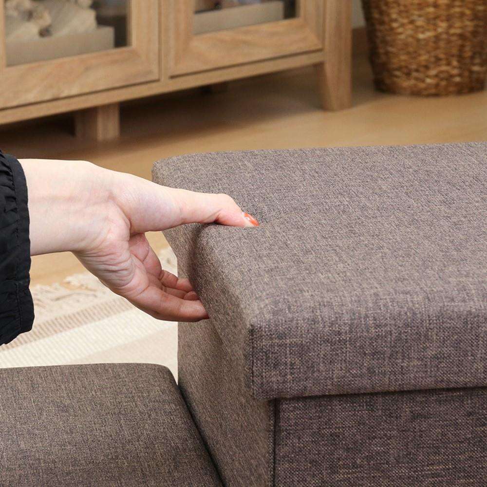 不二貿易　収納付きペットステップ　チャコール　幅５９奥行４０高さ３０ｃｍ チャコール
