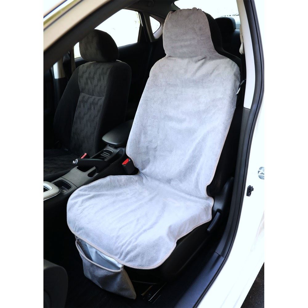 LIFELEX　吸水のよい素材のシートカバー　ＫＡＫ０７－３８７８　グレー
