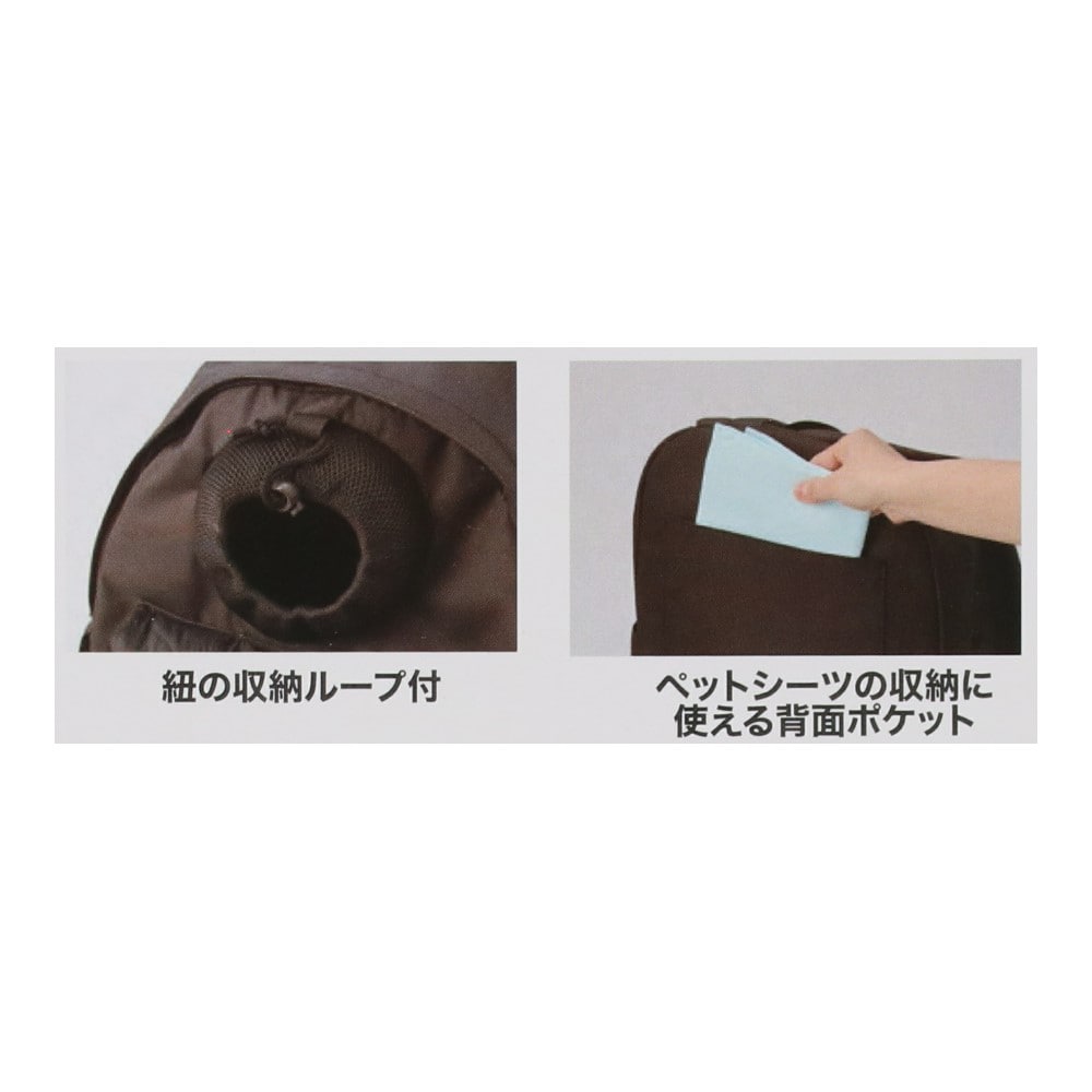 LIFELEX　顔出しリュック　ブラック　ＳＳ１２－５５５１