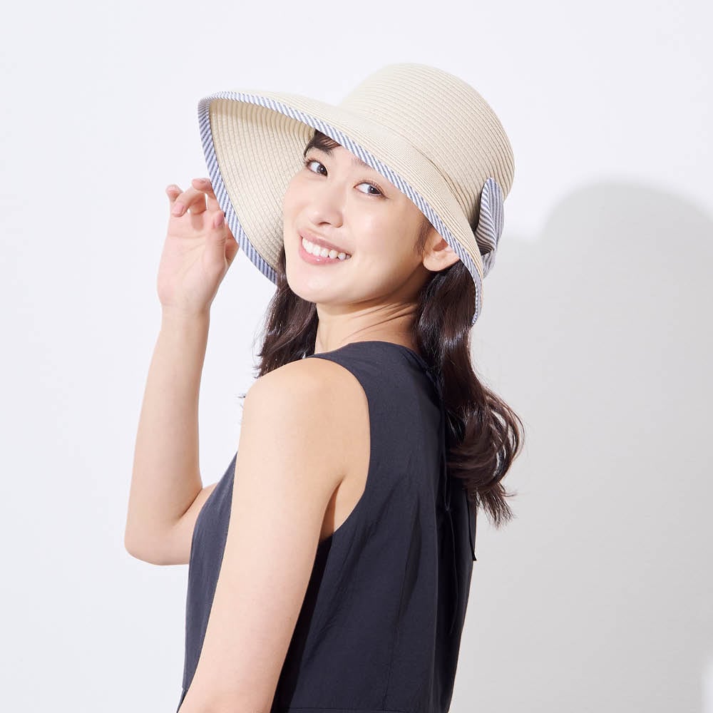 LIFELEX 後ろ割れハットベージュ 手洗いOK KNSY1265