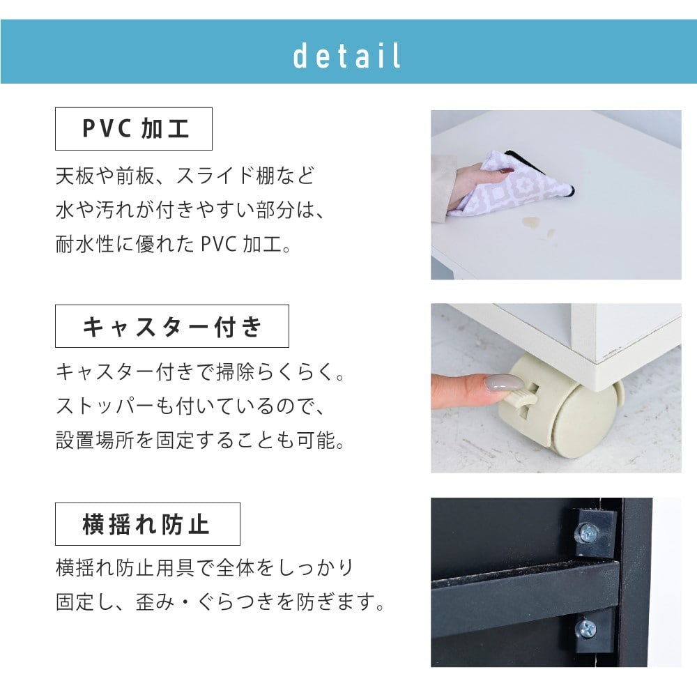 ジェイケイプラン　カウンターワゴン　ブラックナチュラル　ＦＫＣ－０００７－ＢＫＮＡ ブラックナチュラル