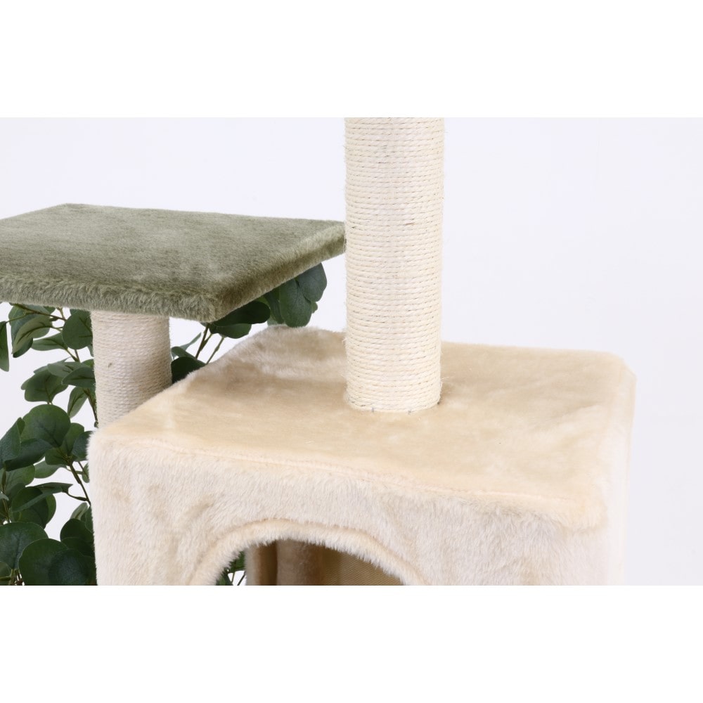 不二貿易　ねこの休ら木　レオ　幅６５×奥行５９×高さ１４９．５ｃｍ レオ