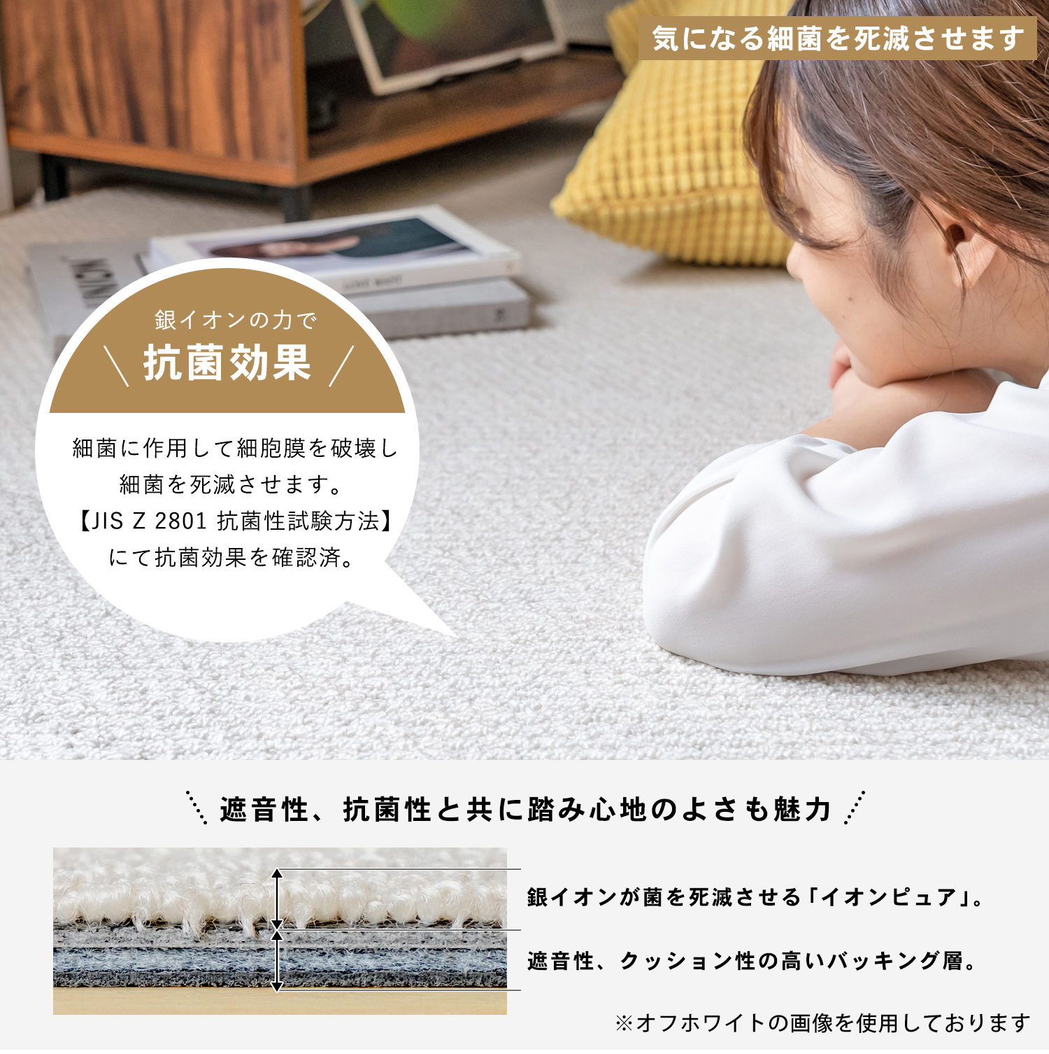 ◆日東紡マテリアル 住宅用 防炎・防音タイルカーペット 静床ライト チャコール N-11　10枚入（2.5�u）