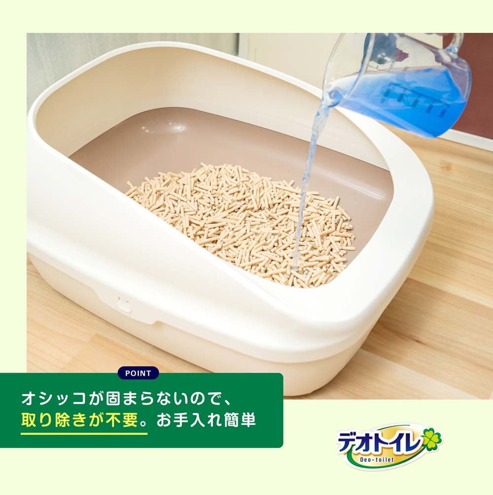 ユニ・チャーム　デオトイレ　飛び散らない針葉樹の消臭・抗菌チップ　４Ｌ　×４個セット ４Ｌ ×４個セット