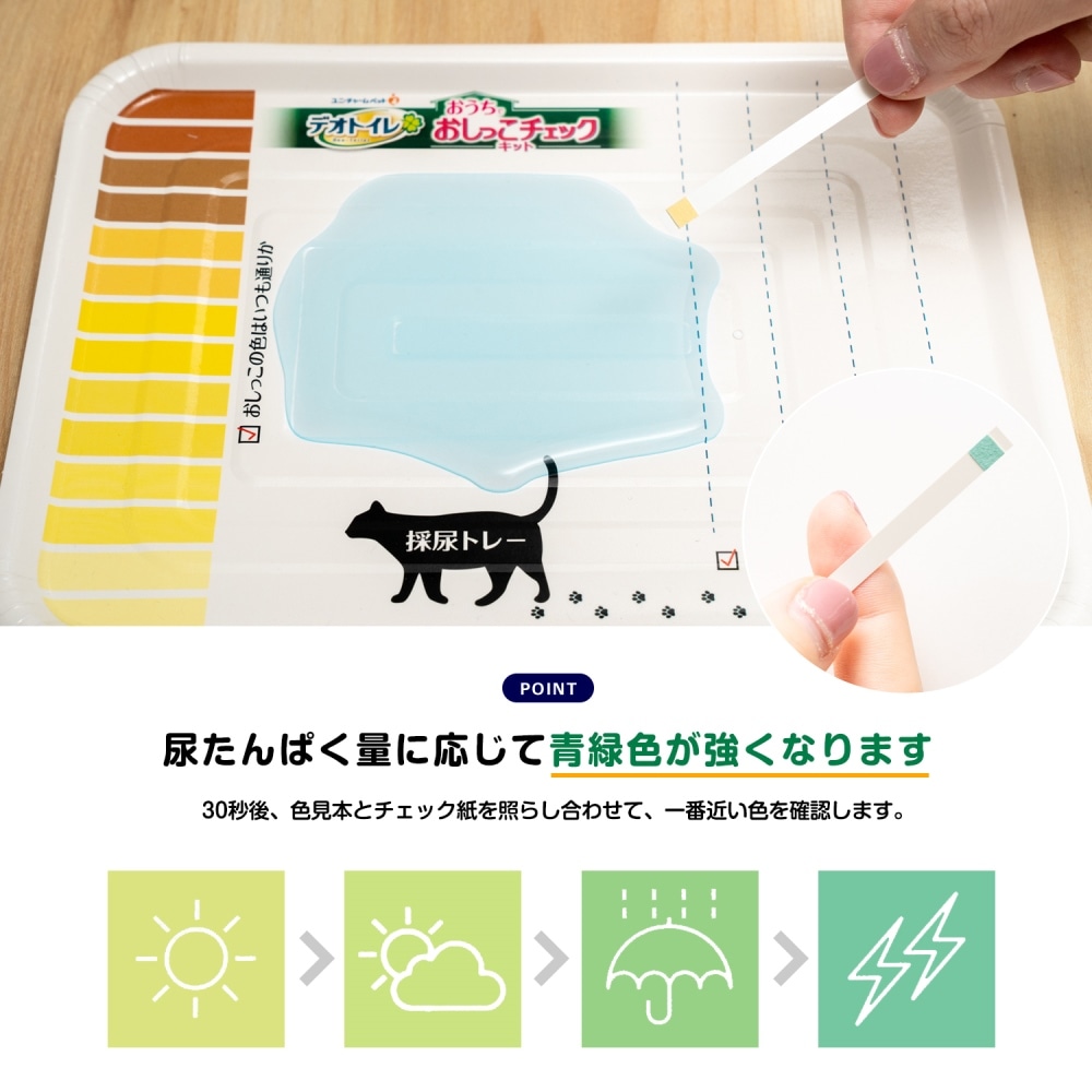 ユニ・チャーム デオトイレ おうちでおしっこチェック キット 1回分