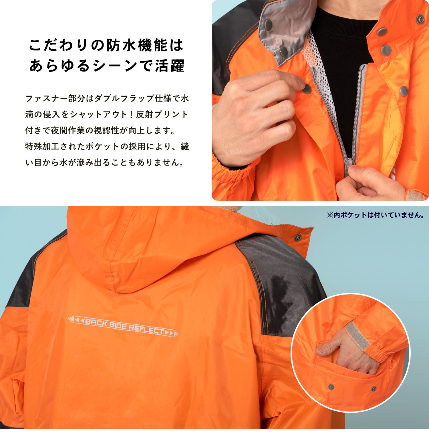レインスーツ 上下セット カジメイク 1800 レインワーク  メンズ レディース 感染 ウイルス 雨対策 防護服 代用 パンツセット 雨合羽 レインウェア レインウエア カッパ 雨着 かっぱ 男女兼用 ユニセックス 男性 女性 使い捨て可