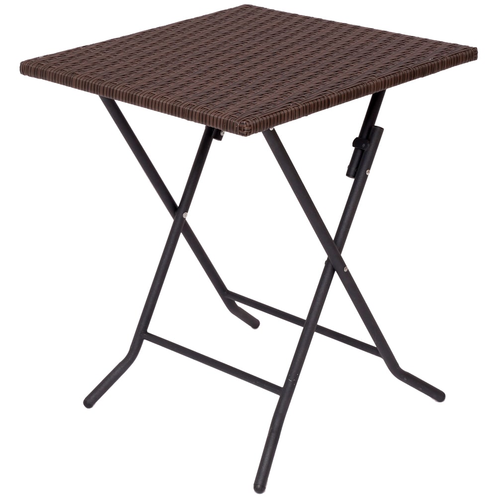 コーナン オリジナル LIFELEX ラタン調フォールディングテーブル 60×60cm LFX10－9739(テーブル60×60cm) 物置