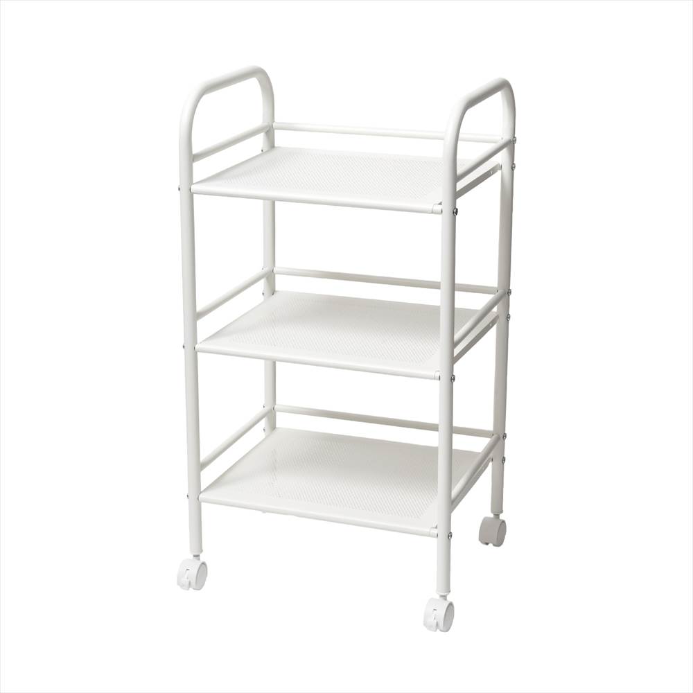 3段パンチングワゴン WH-KR18-8358 3段