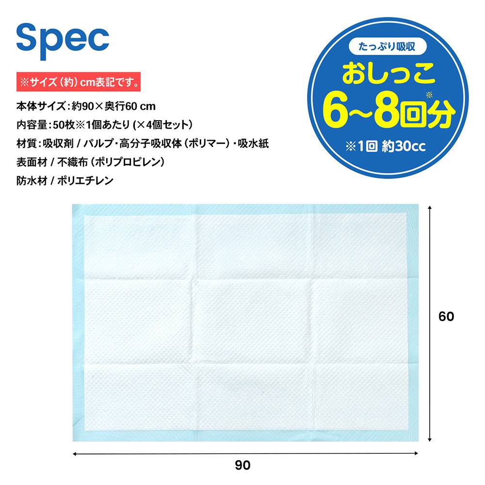LIFELEX　ペットシーツ　スーパーワイド　５０枚　×４個セット スーパーワイド　５０枚　×４個セット