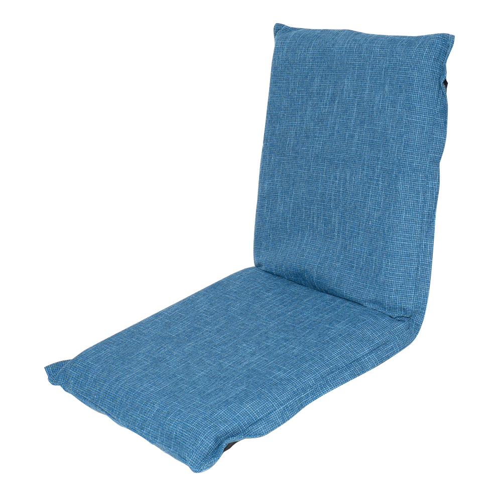 LIFELEX カバーの洗える座椅子　ブルー