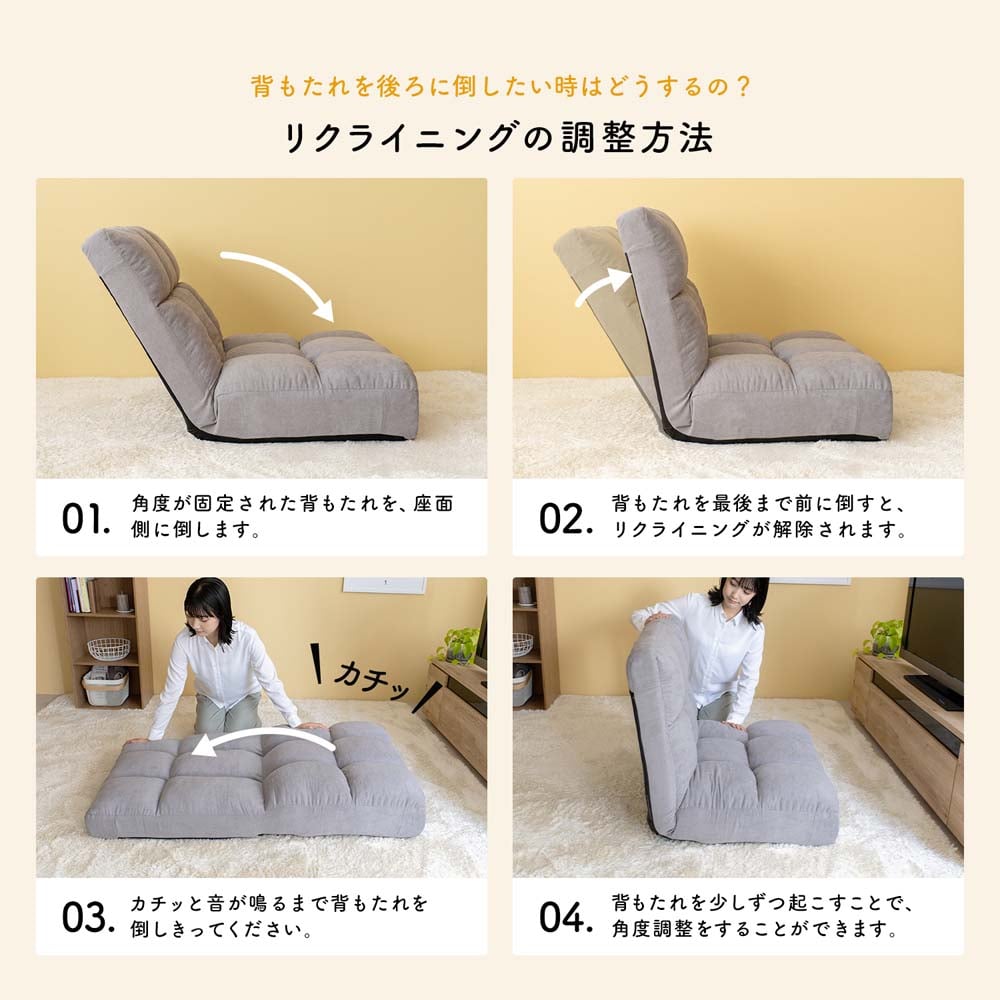 LIFELEX ゆったりポケットコイルソファ グレー(グレー): インテリア