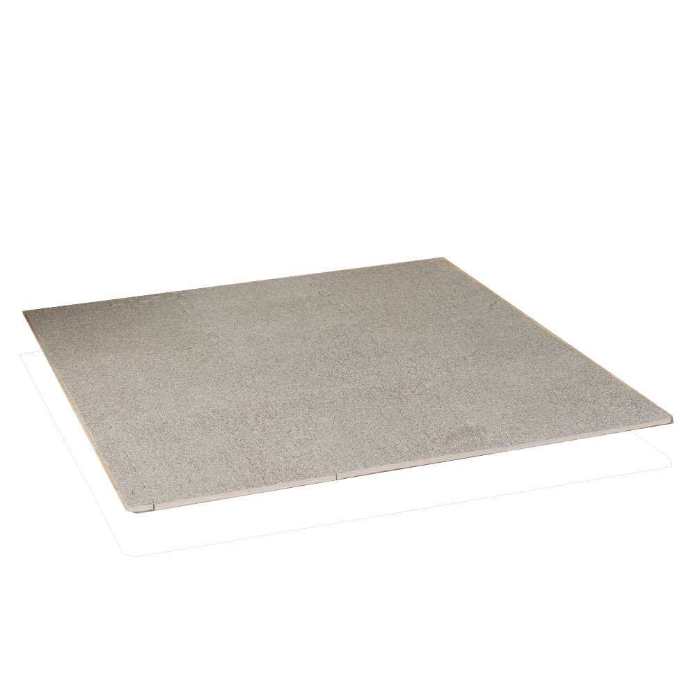 LIFELEX　起毛ジョイントマット　９枚入　ふち付　約３０×３０×１ｃｍ　モカ モカ 30×30cm